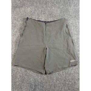 NOBULL Men's Gray‎ Athletic Shorts Size XL Gym Workout Performance Strtch